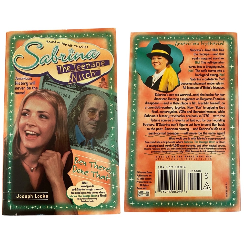 Set of Ten Sabrina the Teenage Witch Chapter Books - Picture 2 of 16